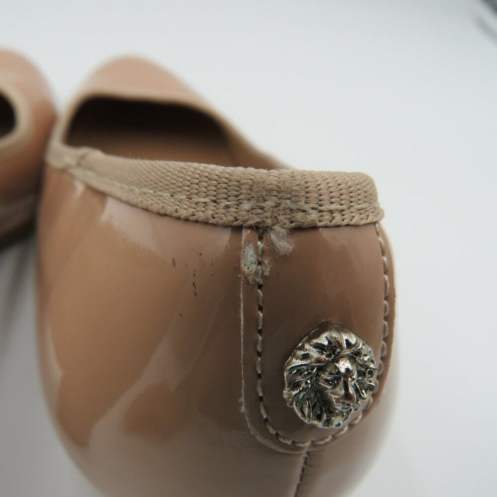 Anne Klein Nude Patent Block Heel Pumps - Picture 5 of 12